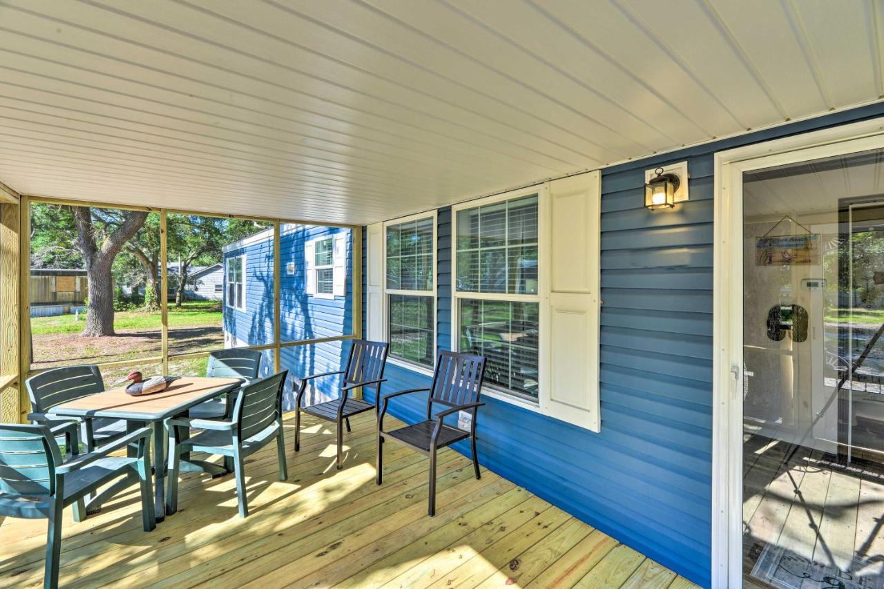 Pelican Place Coastal Cottage Walk To Back Sound Harkers Island Bagian luar foto